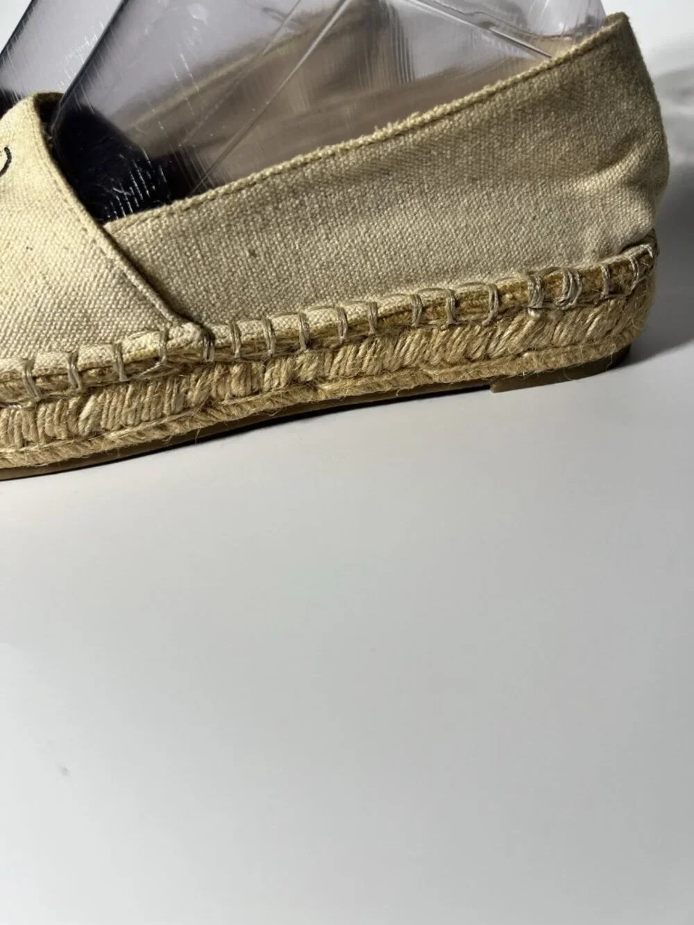 Pull&Bear Coconut Espadrille Flats Canvas Women’s US 8.5 EU 39